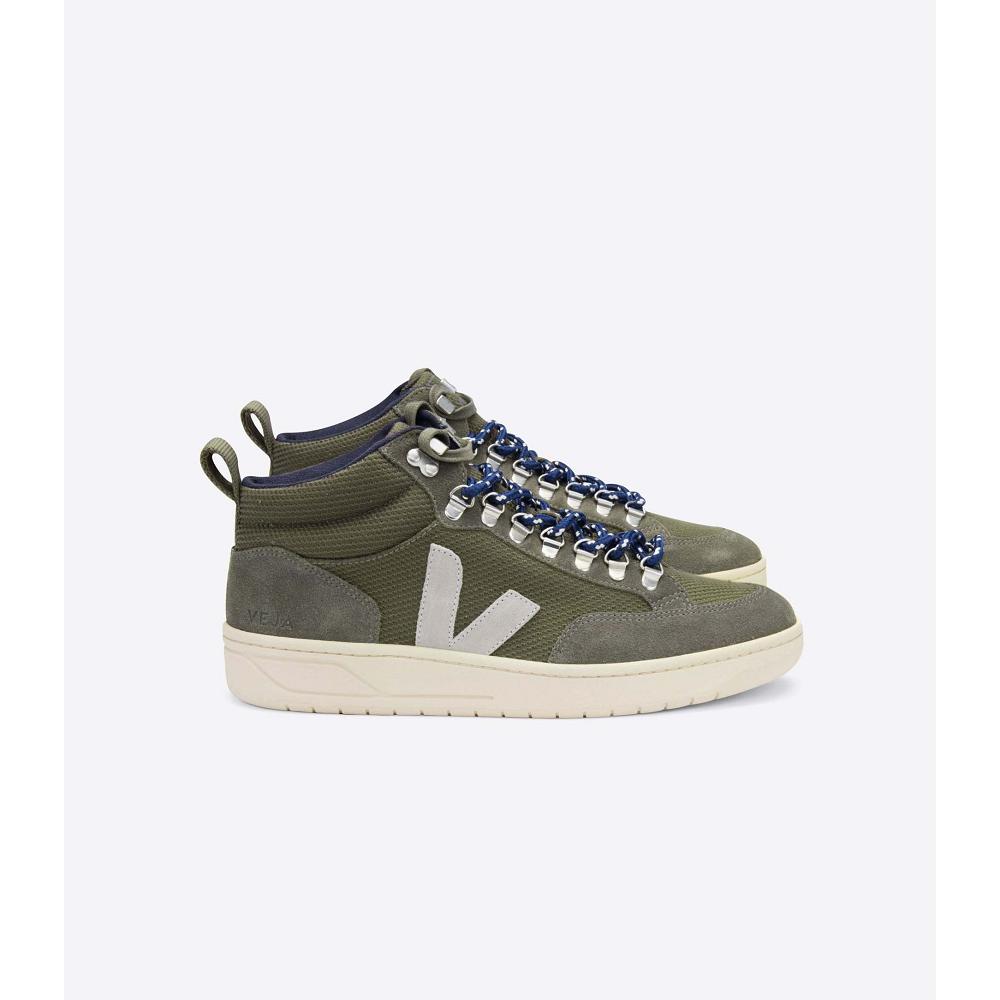 Olive Women\'s Veja RORAIMA B-MESH High Tops | AU 357ZUT